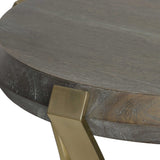 Dark Acacia Veneer Side Table | Uttermost Unite