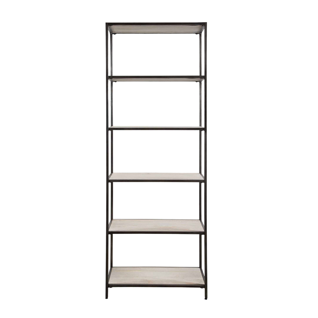 Modern European furniture - Whitewashed Mango Wood Bookshelf - www.oroa.com