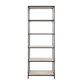 Modern European furniture - Whitewashed Mango Wood Bookshelf - www.oroa.com