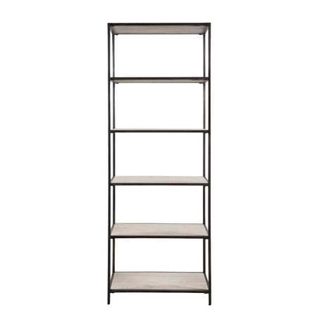 Modern European furniture - Whitewashed Mango Wood Bookshelf - www.oroa.com