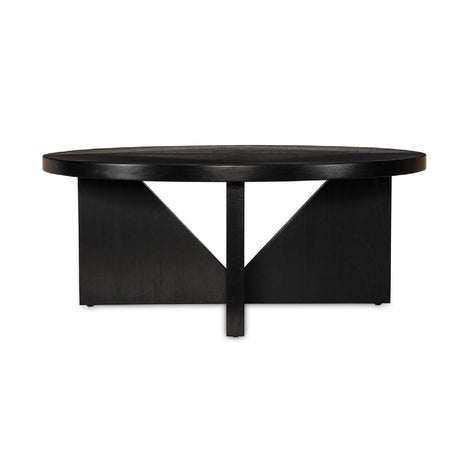 Modern European furniture - Black Mindi Veneer Coffee Table - www.oroa.com
