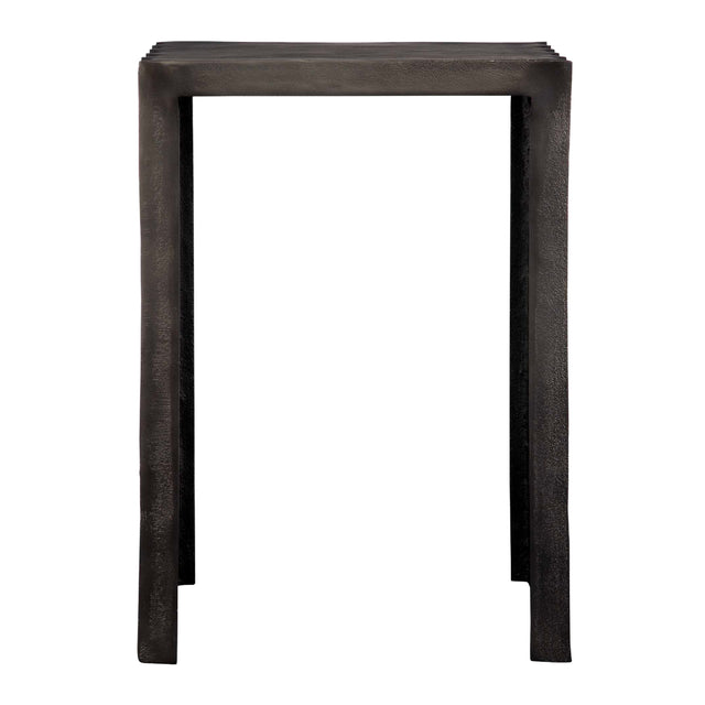 Modern European furniture - Antique Nickel Indoor/Outdoor Accent Table - www.oroa.com