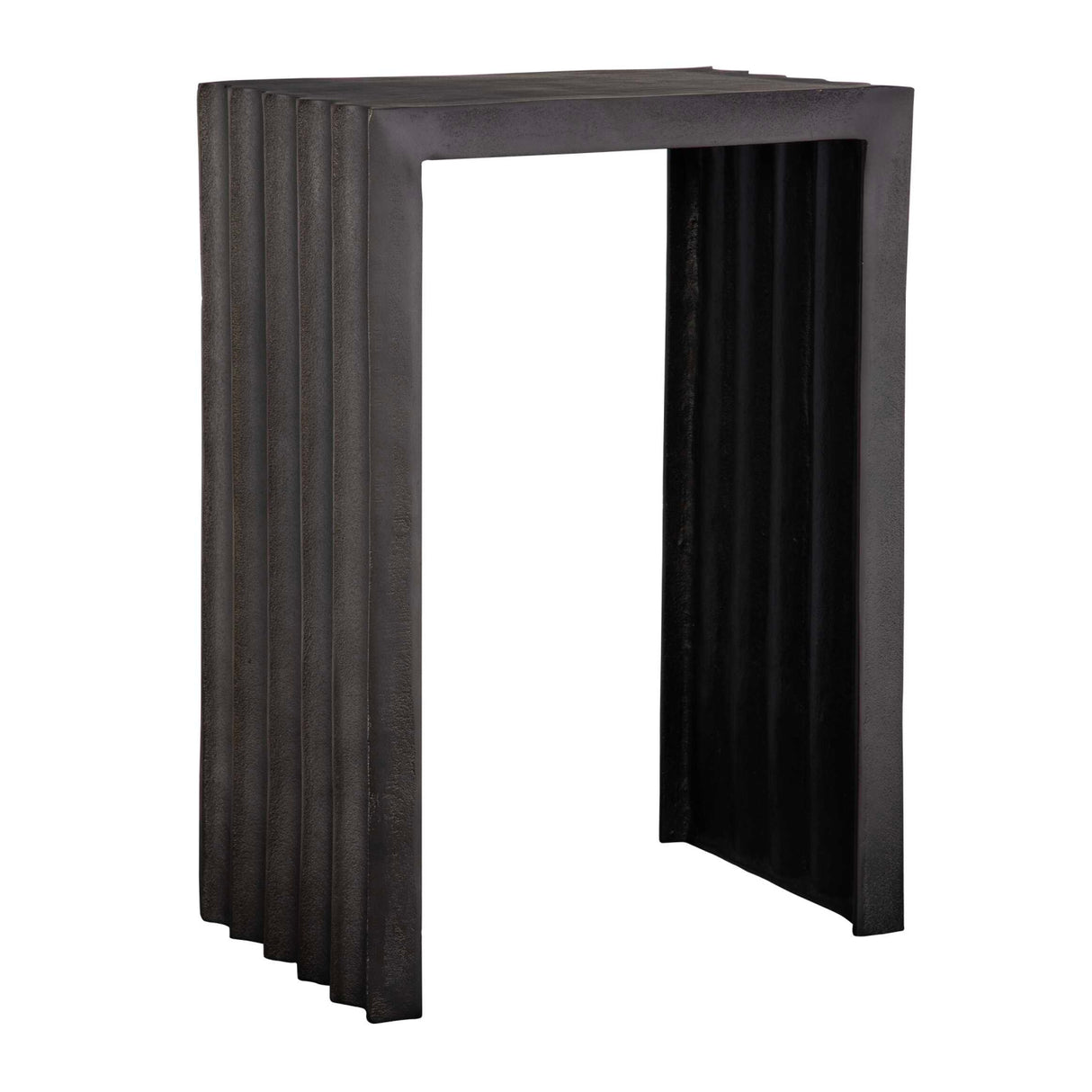 Modern European furniture - Antique Nickel Indoor/Outdoor Accent Table - www.oroa.com