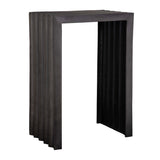 Modern European furniture - Antique Nickel Indoor/Outdoor Accent Table - www.oroa.com