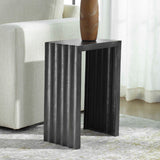 Modern European furniture - Antique Nickel Indoor/Outdoor Accent Table - www.oroa.com
