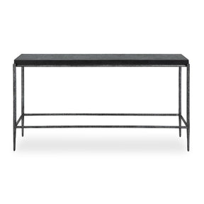 Modern European furniture - Black Concrete Console Table - www.oroa.com