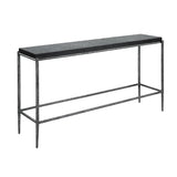 Black Concrete Console Table | Uttermost Crescendo