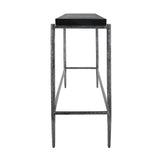 Black Concrete Console Table | Uttermost Crescendo