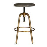 Modern European furniture - Acacia Top Adjustable Counter Stool - www.oroa.com