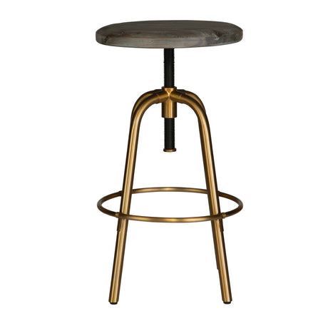 Modern European furniture - Acacia Top Adjustable Counter Stool - www.oroa.com