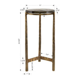 Round Glass Indoor/Outdoor Accent Table | Uttermost Eternity