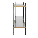 Modern European furniture - Tempered Glass 2-Layer Console Table - www.oroa.com
