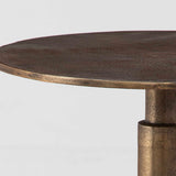 Modern European furniture - Antique Gold Accent Table - www.oroa.com