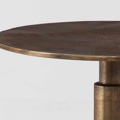 Modern European furniture - Antique Gold Accent Table - www.oroa.com