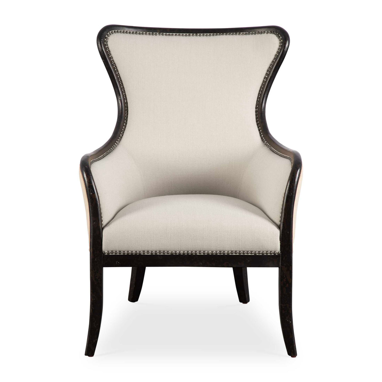   Nail Trimmed Wingback Accent Chair | Oroa.com