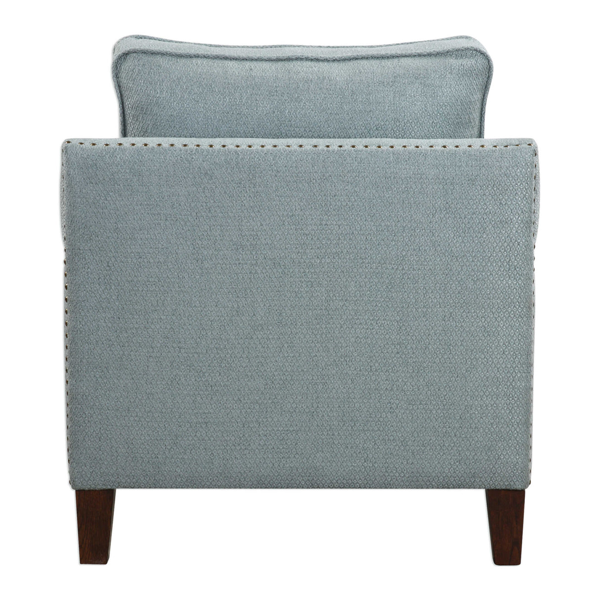   Blue Nail Trimmed Accent Chair | Oroa.com