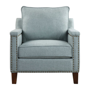Blue Nail Trimmed Accent Chair by Uttermost Charlotta