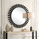 Modern European furniture - White Sheepskin Swivel Ottoman - www.oroa.com