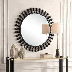  White Sheepskin Swivel Ottoman | Oroa.com