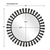 Modern European furniture - White Sheepskin Swivel Ottoman - www.oroa.com