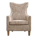 Modern European furniture - Wingback Beige Lounge Armchair - www.oroa.com