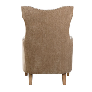   Wingback Beige Lounge Armchair | Oroa.com