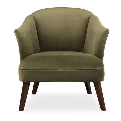 Green Velvet Welted Accent Chair | Uttermost Conroy