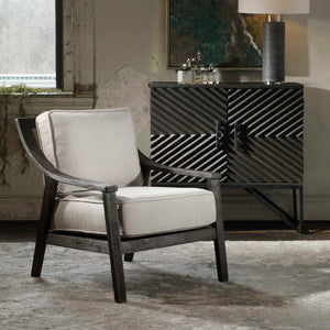   Rustic Hardwood Lounge Chair | Oroa.com