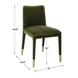 Upholstered Dining Chair Set (2) | Uttermost Conifer