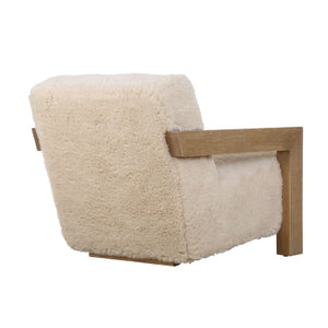   Cream Sheepskin Accent Chair | Oroa.com