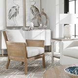 Modern European furniture -Caneword Padded Lounge Chair - www.oroa.com