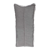 Gray Linen Fringed Dining Chairs (2) | Uttermost Narissa