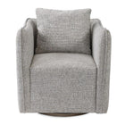 Flanged Edge Swivel Chair | Uttermost Corben