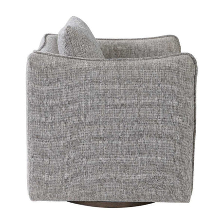 Flanged Edge Swivel Chair | Uttermost Corben