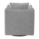 Flanged Edge Swivel Chair | Uttermost Corben