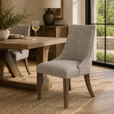 Modern European furniture - Earth-Toned Fabric Lounge Chair - www.oroa.com