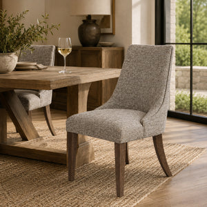   Earth-Toned Fabric Lounge Chair | Oroa.com
