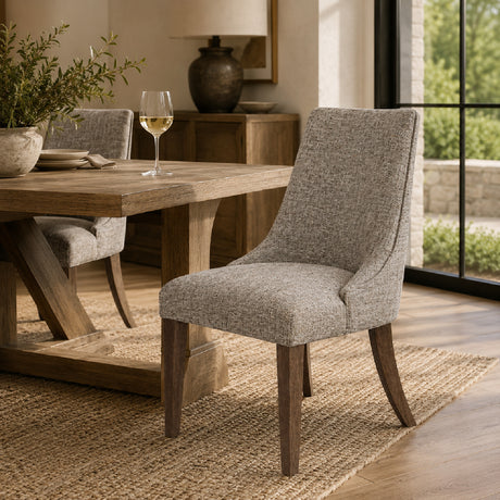   Earth-Toned Fabric Lounge Chair | Oroa.com