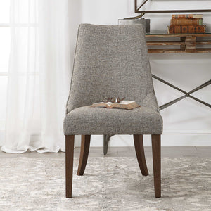   Earth-Toned Fabric Lounge Chair | Oroa.com