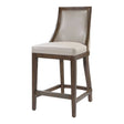 Modern European furniture - Beige Leather Counter Stool - www.oroa.com