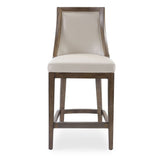 Modern European furniture - Beige Leather Counter Stool - www.oroa.com