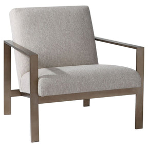 Beige Woven Fabric Accent Chair by Uttermost Wills