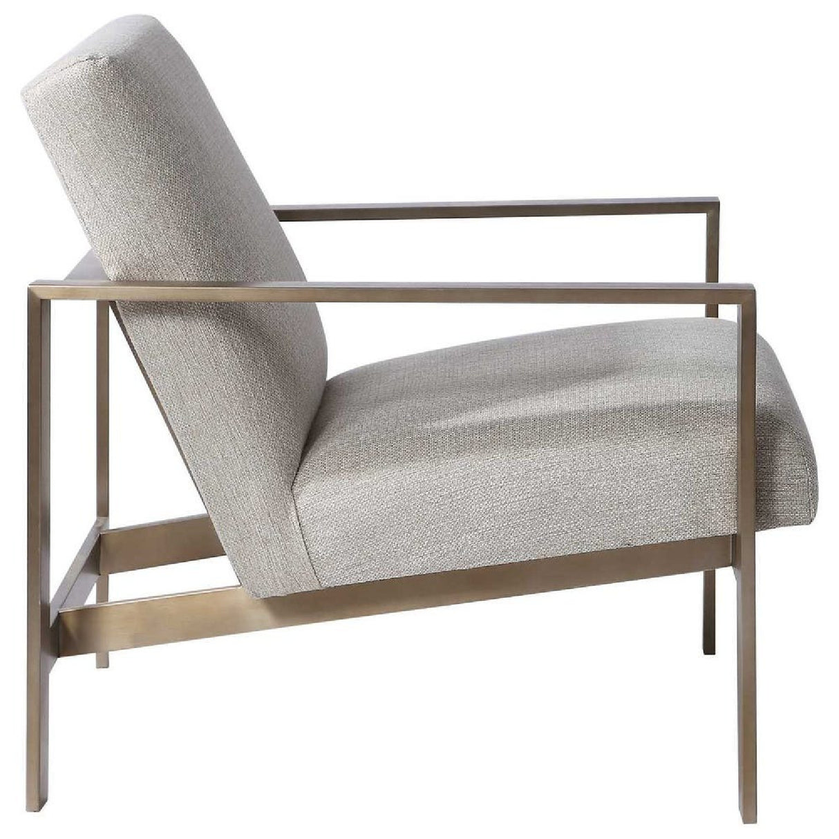   Beige Woven Fabric Accent Chair | Oroa.com
