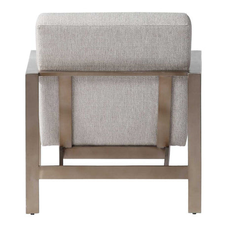 Beige Woven Fabric Accent Chair | Uttermost Wills