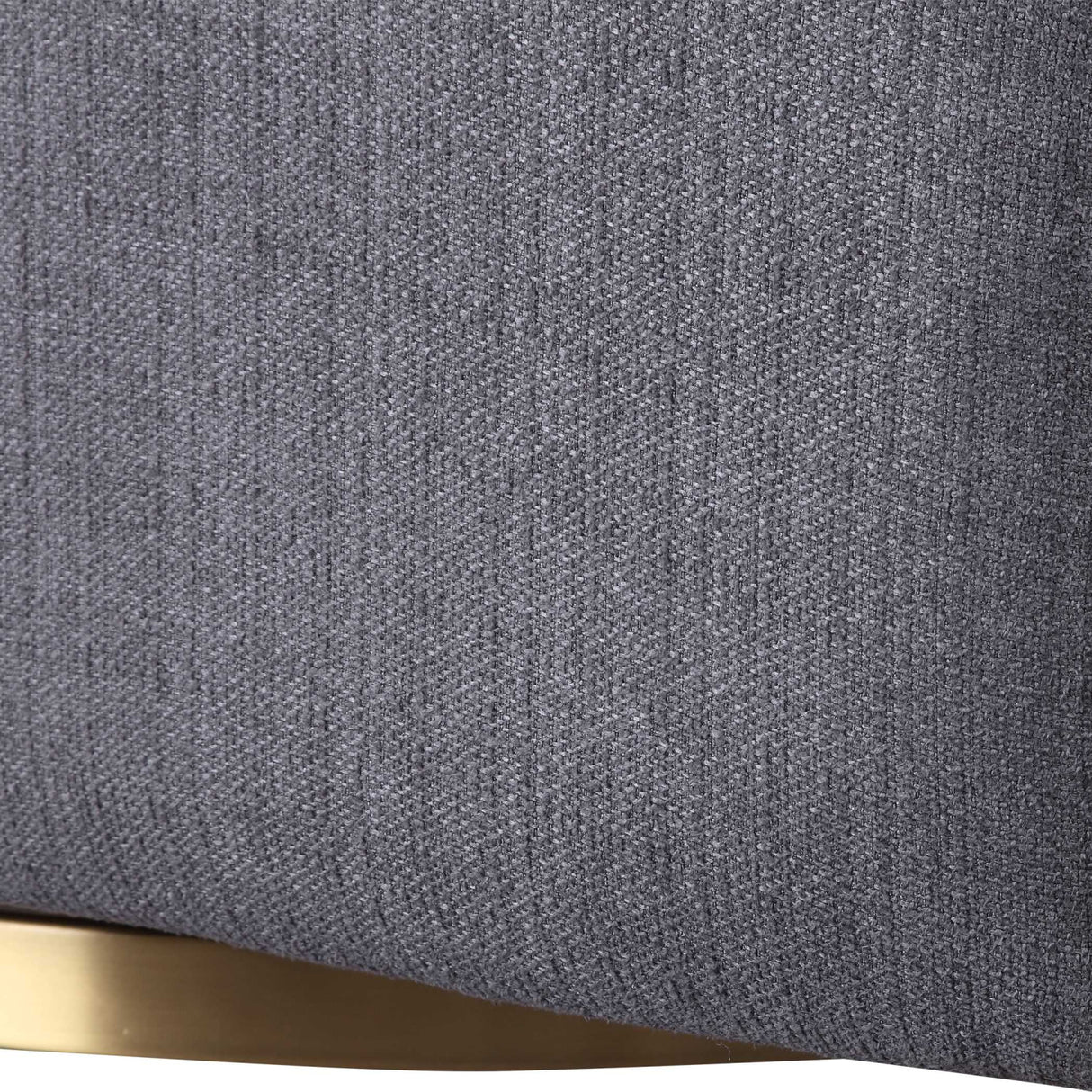   Gray Channel-Tufted Swivel Chair | Oroa.com