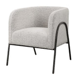 Barrel-Back Scandinavian Accent Chair | Uttermost Jacobsen