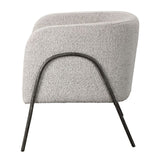 Barrel-Back Scandinavian Accent Chair | Uttermost Jacobsen