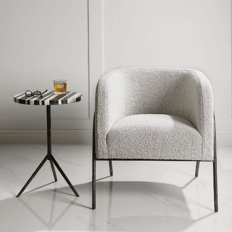 Barrel-Back Scandinavian Accent Chair | Uttermost Jacobsen