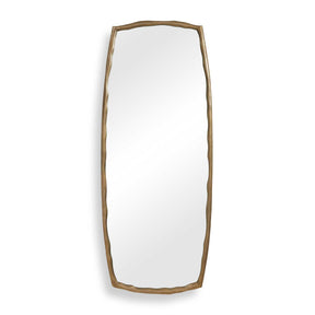 White Tufted Shearling Bench by Uttermost Olivier