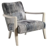Abstract Print Chenille Accent Chair | Uttermost Watercolor
